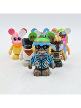 Disney Vinylmation Cupcake Series, Park Series, Cutesters Lot Of 6 Figures